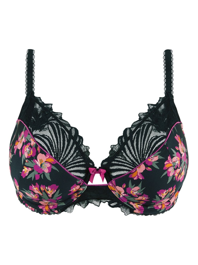 Soutien-gorge Oriane Sans Complexe Noir Rose foncé - Kiabi