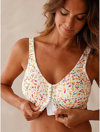 Soutien-gorge ouvert devant pur coton - DAXON