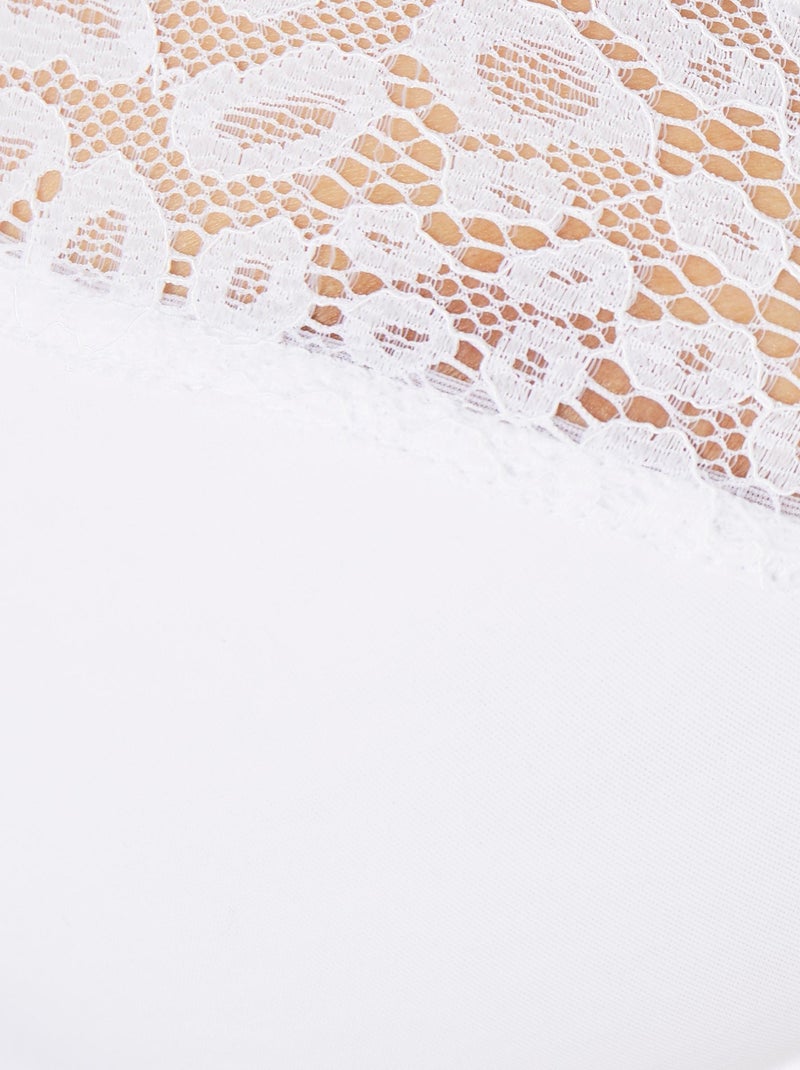 Soutien-gorge ouvert devant sans armatures - Damart Blanc - Kiabi