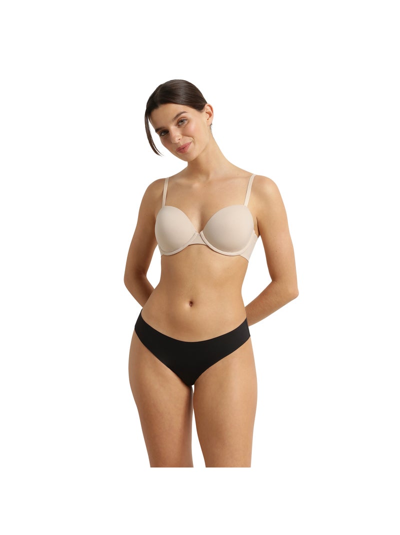 Soutien-gorge paddé avec armatures Invisibility For Curves Beige - Kiabi