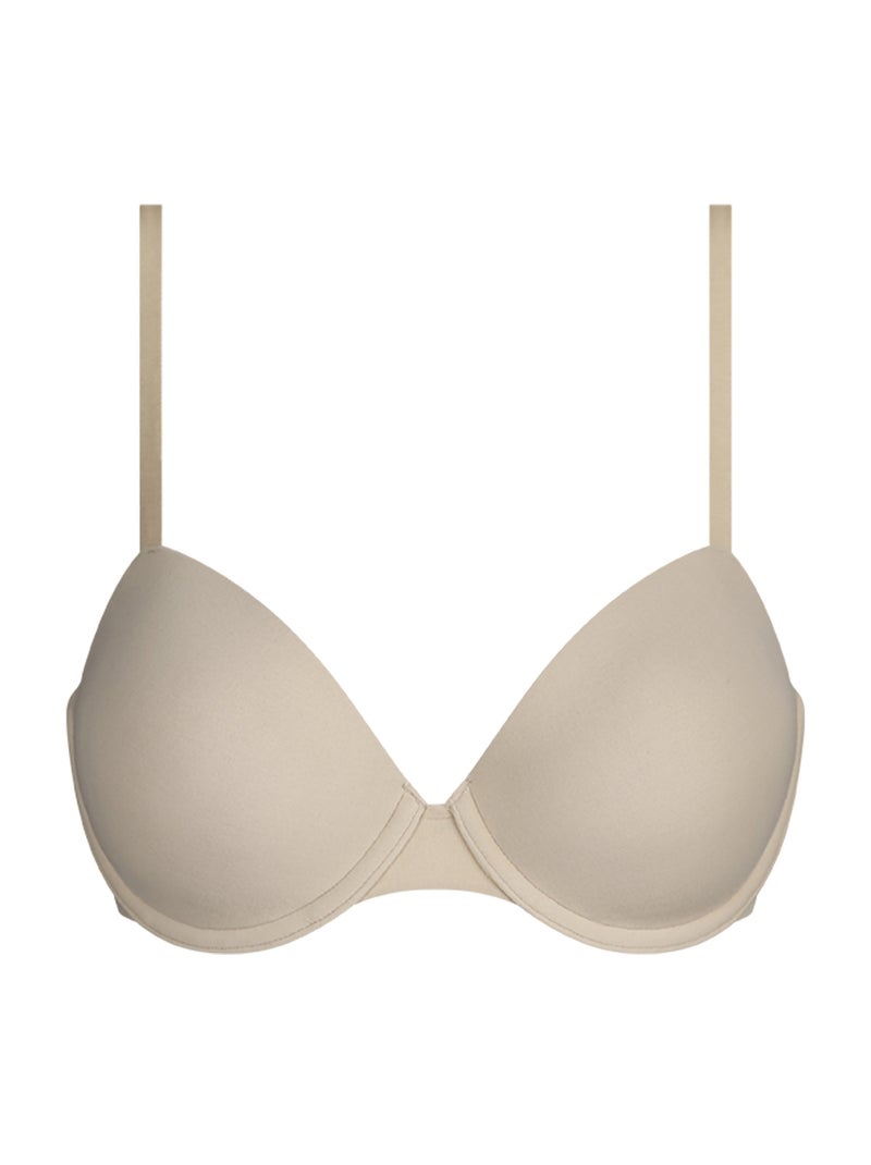 Soutien-gorge paddé avec armatures Invisibility For Curves Beige - Kiabi