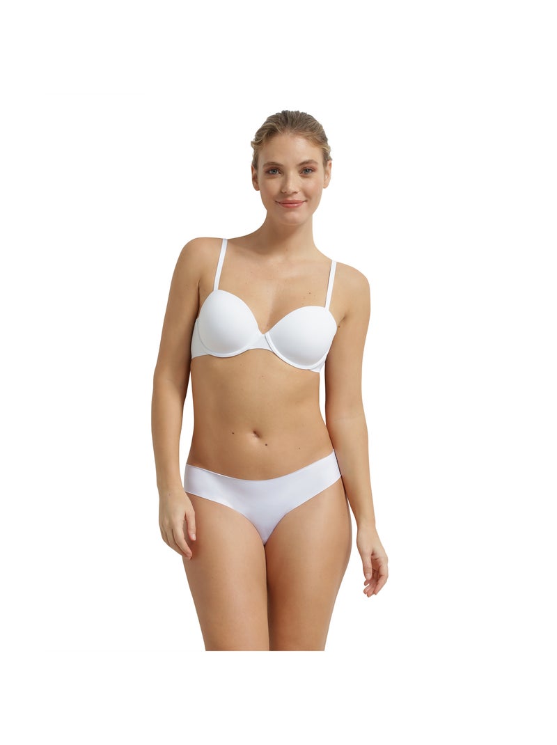 Soutien-gorge paddé avec armatures Invisibility For Curves Blanc - Kiabi