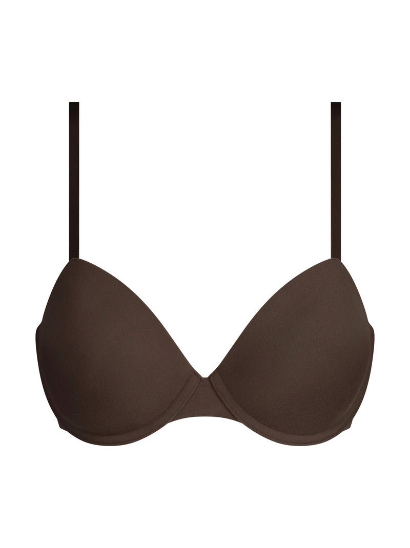 Soutien-gorge paddé avec armatures Invisibility For Curves Marron - Kiabi