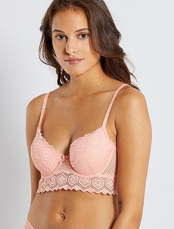 Soutien-gorge paddé basque dentelle