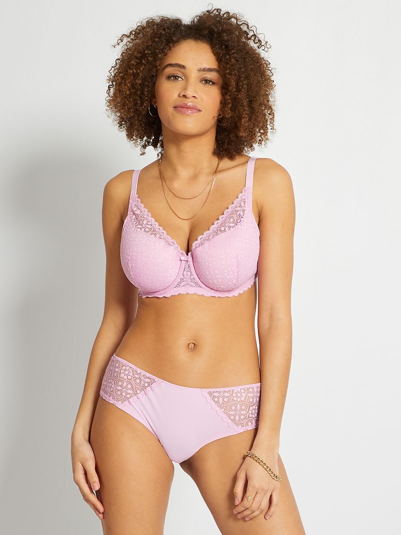 Set bandeau et poignets en éponge - rose - Kiabi - 4.00€