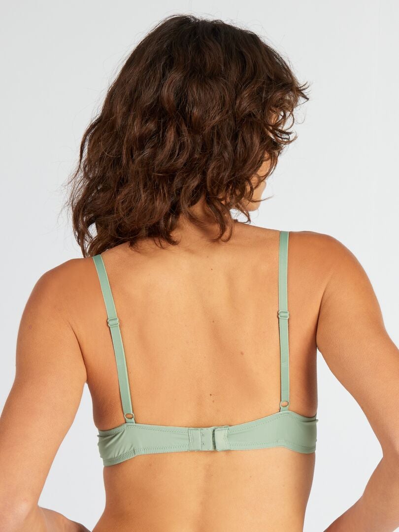 soutien gorge vert sapin