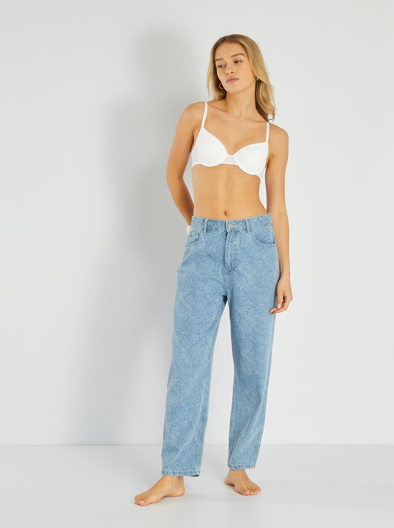 Soutien-gorge paddé microfibre blanc - Kiabi