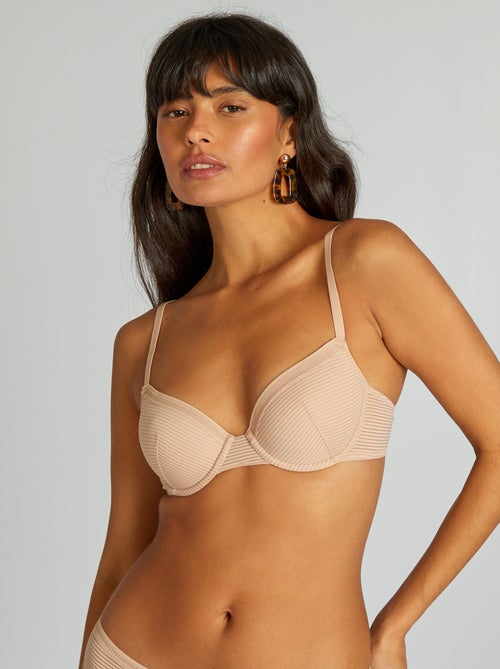 Soutien-gorge paddé microfibre - Kiabi