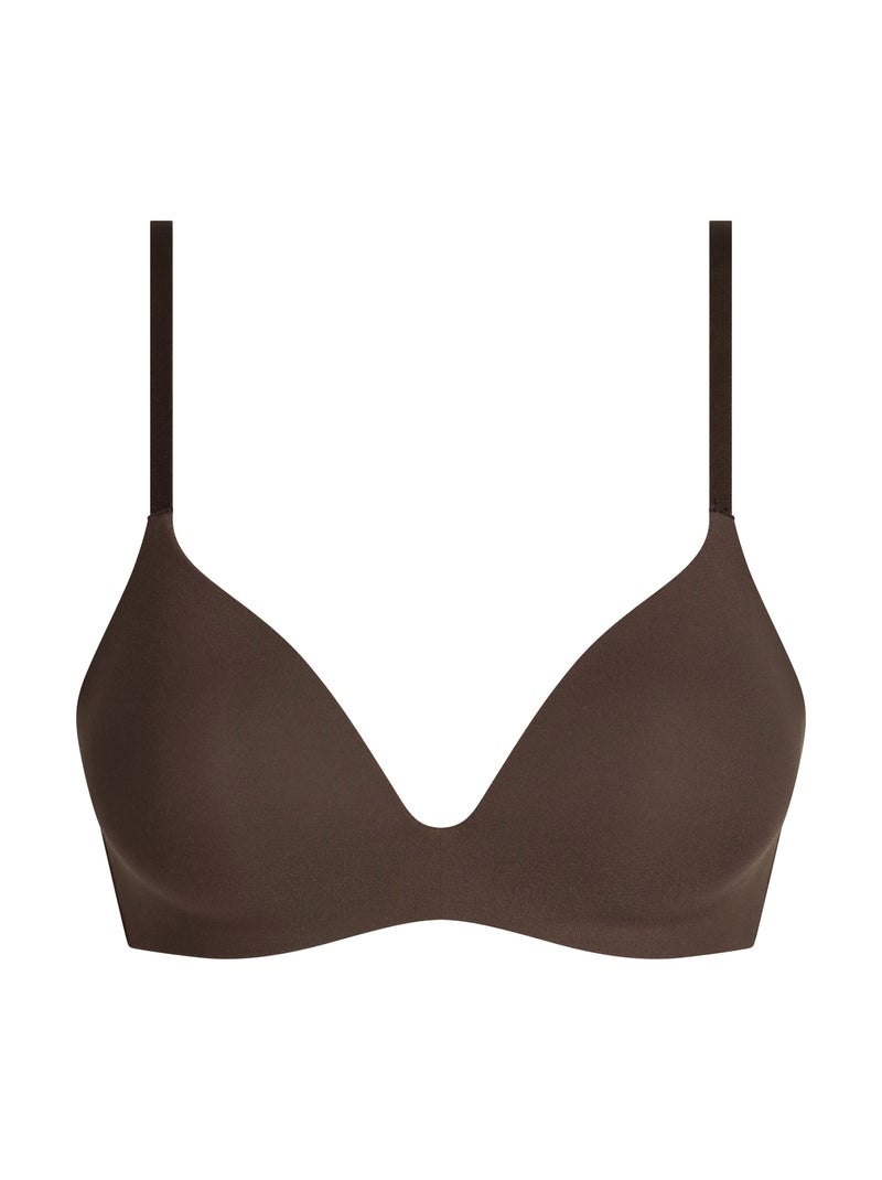 Soutien-gorge paddé sans armatures Invisibility For Curves Marron - Kiabi