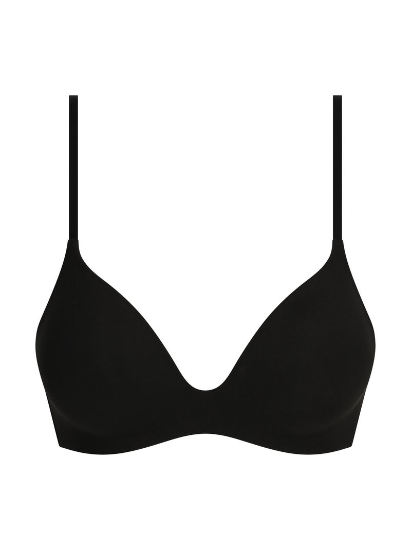 Soutien-gorge paddé sans armatures Invisibility For Curves Noir - Kiabi