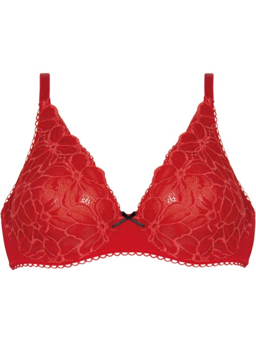 Soutien-gorge plongeant à armatures Love Mood Pretty Passio - Kiabi