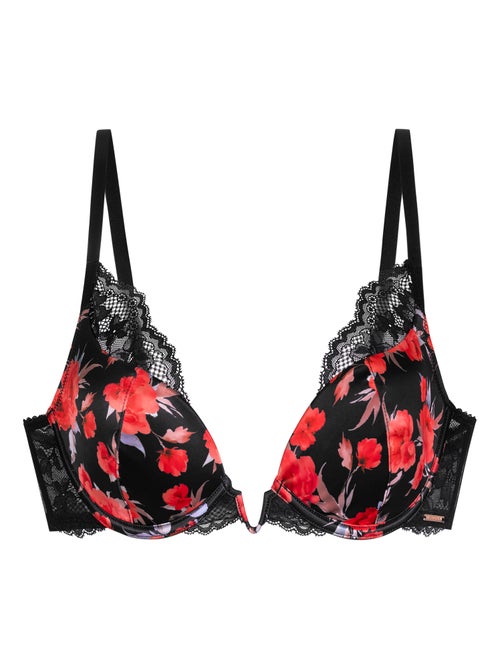 Soutien-gorge plongeant à fleurs anahi Dorina - Kiabi