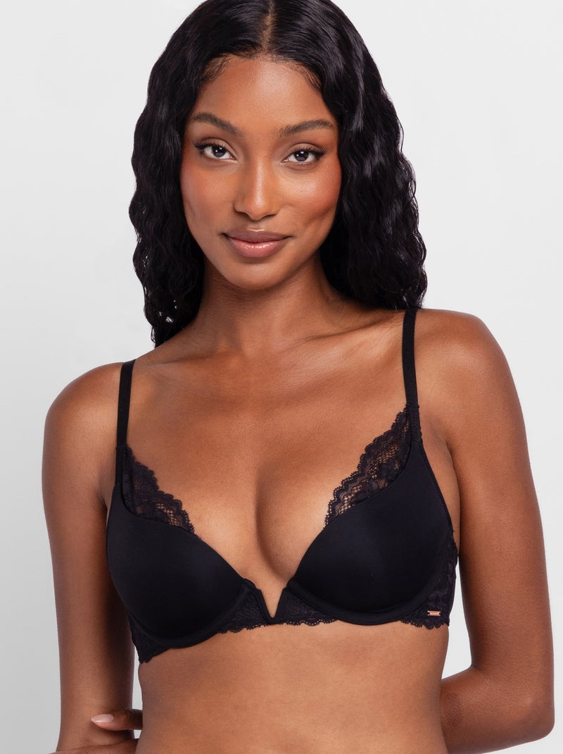 Soutien-gorge plongeant anahi Dorina Noir - Kiabi