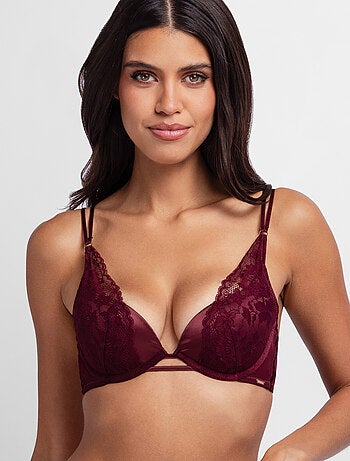Soutien-gorge plongeant en satin lyra Dorina