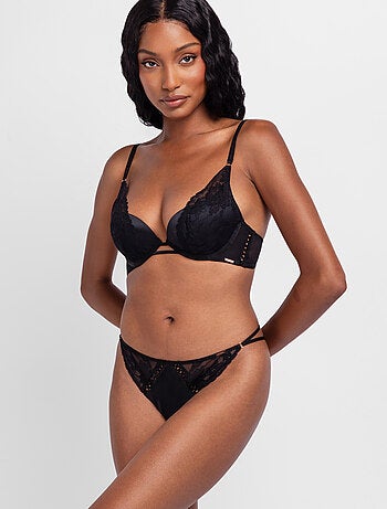 Soutien-gorge plongeant en satin lyra Dorina