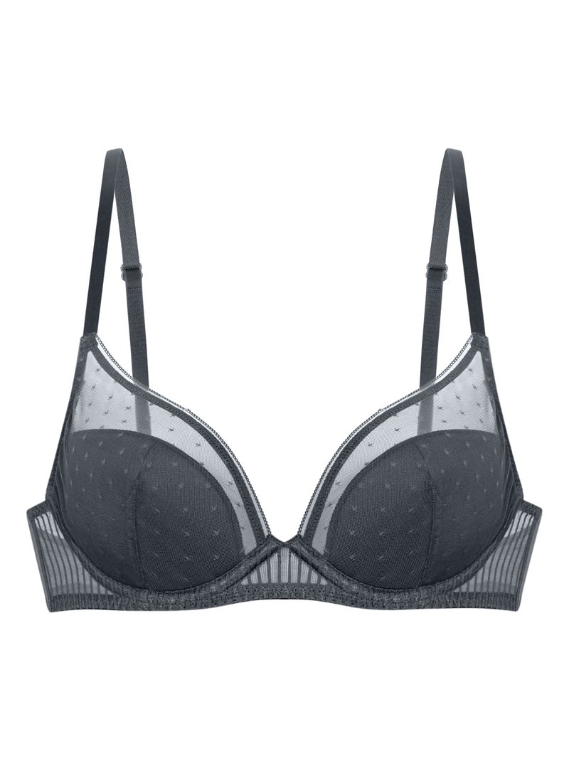 Soutien-gorge plongeant madison Dorina Gris - Kiabi