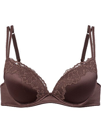 Soutien-gorge plongeant micro push up brillant origins Dorina