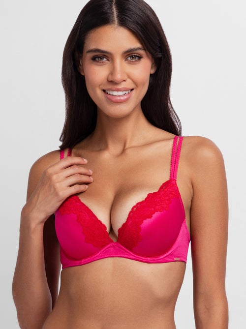 Soutien-gorge plongeant micro push up brillant origins Dorina - Kiabi