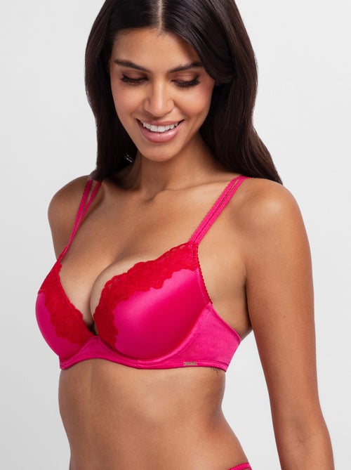 Soutien-gorge plongeant micro push up brillant origins Dorina - Kiabi