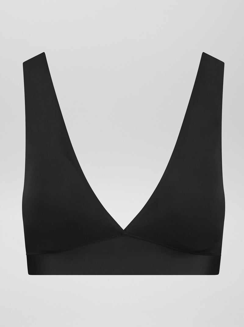 Soutien gorge plongeant noir - Kiabi