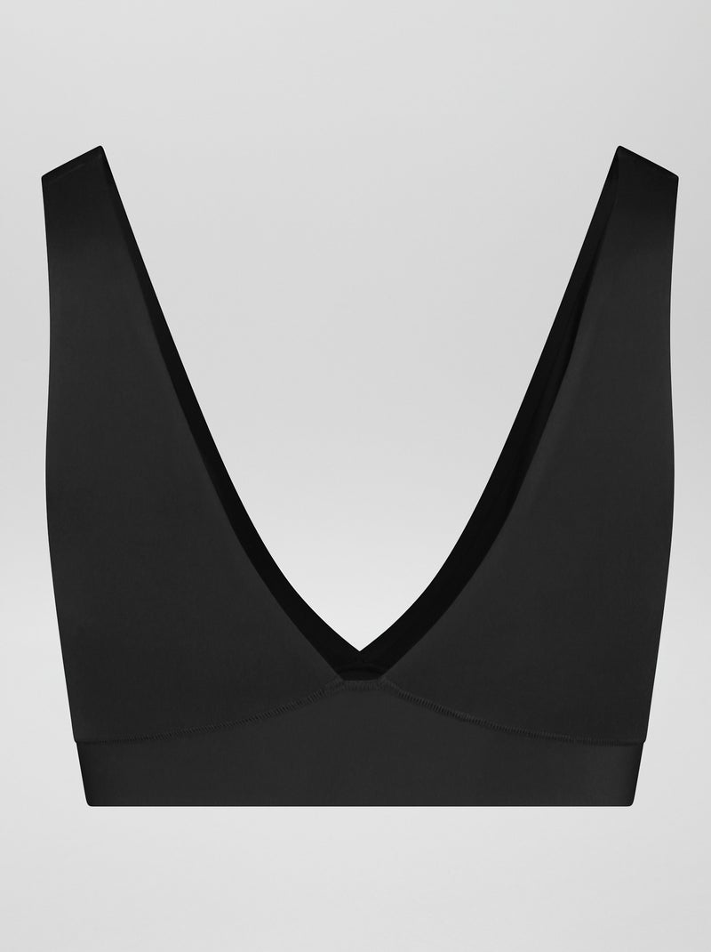 Soutien gorge plongeant noir - Kiabi