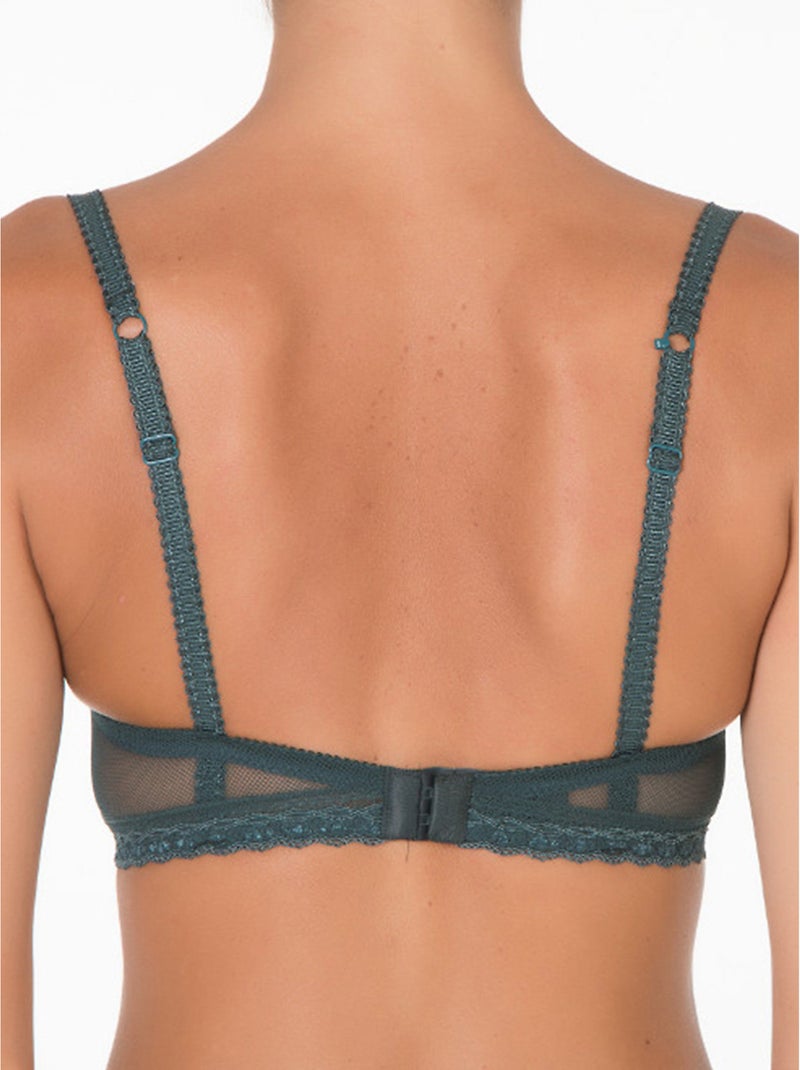 Soutien-gorge plongeant préformé collection Rouge Vert - Kiabi