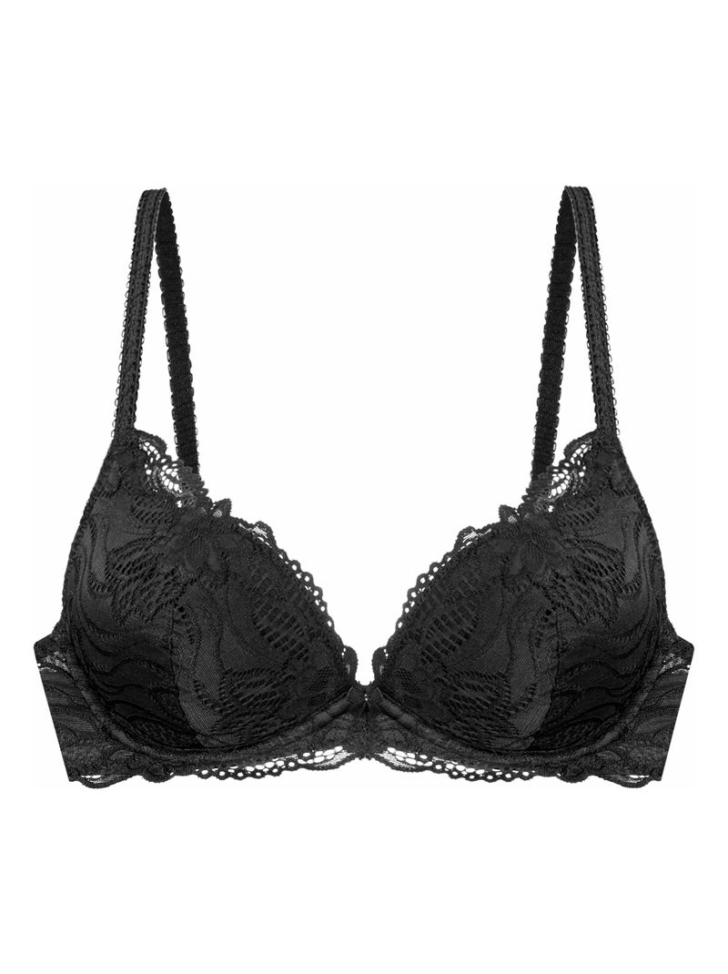 Soutien-gorge plongeant push up angie Dorina Noir - Kiabi