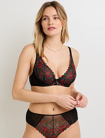 Soutien-gorge plunge Gala - RougeGorge Lingerie