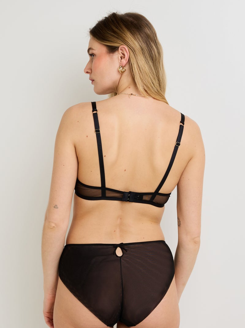 Soutien-gorge plunge Gala - RougeGorge Lingerie Noir Multicolore - Kiabi