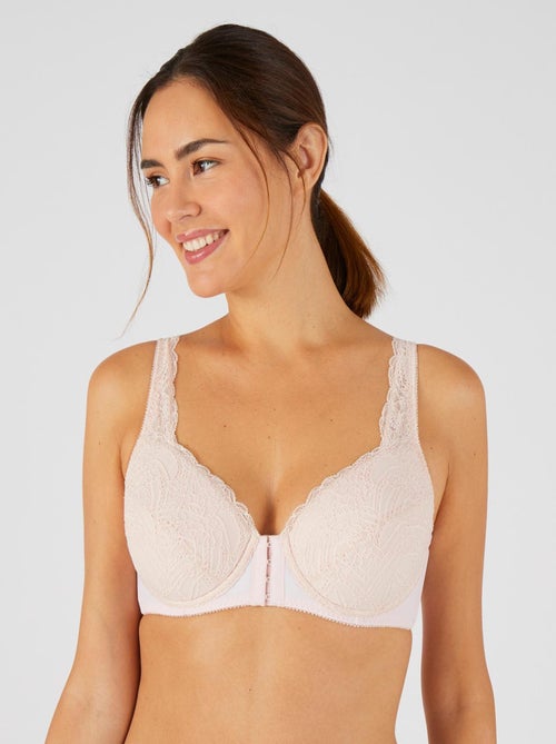 Soutien-gorge post opératoire à armatures, ouverture devant  - Damart - Kiabi