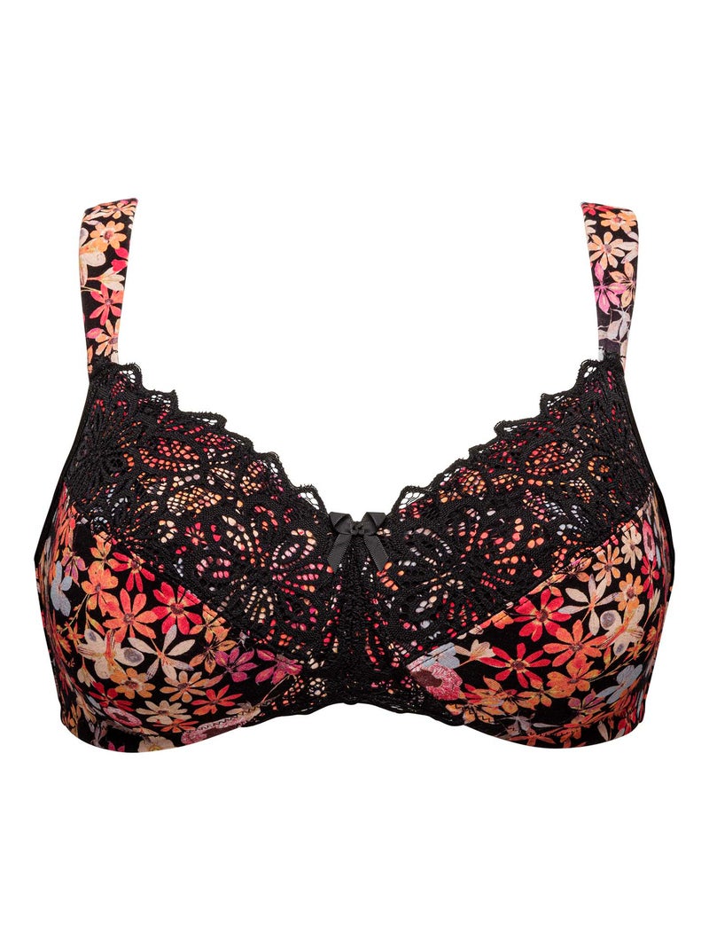 Soutien-gorge post opératoire Ava Fantaisie Sans Complexe Noir Rose - Kiabi