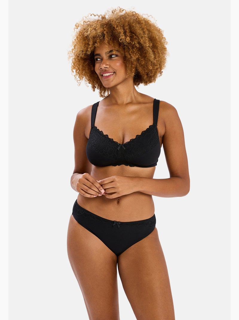 Soutien-gorge post opératoire Ava Sans Complexe Noir - Kiabi
