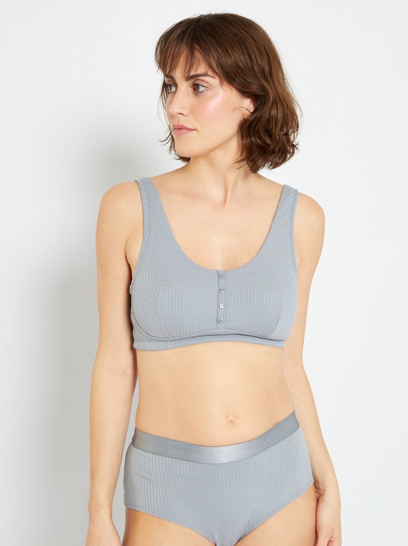 Soutien-gorge post-opératoire Bleu - Kiabi