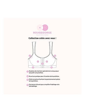 Soutien-gorge Post opératoire Brassière - RougeGorge Lingerie