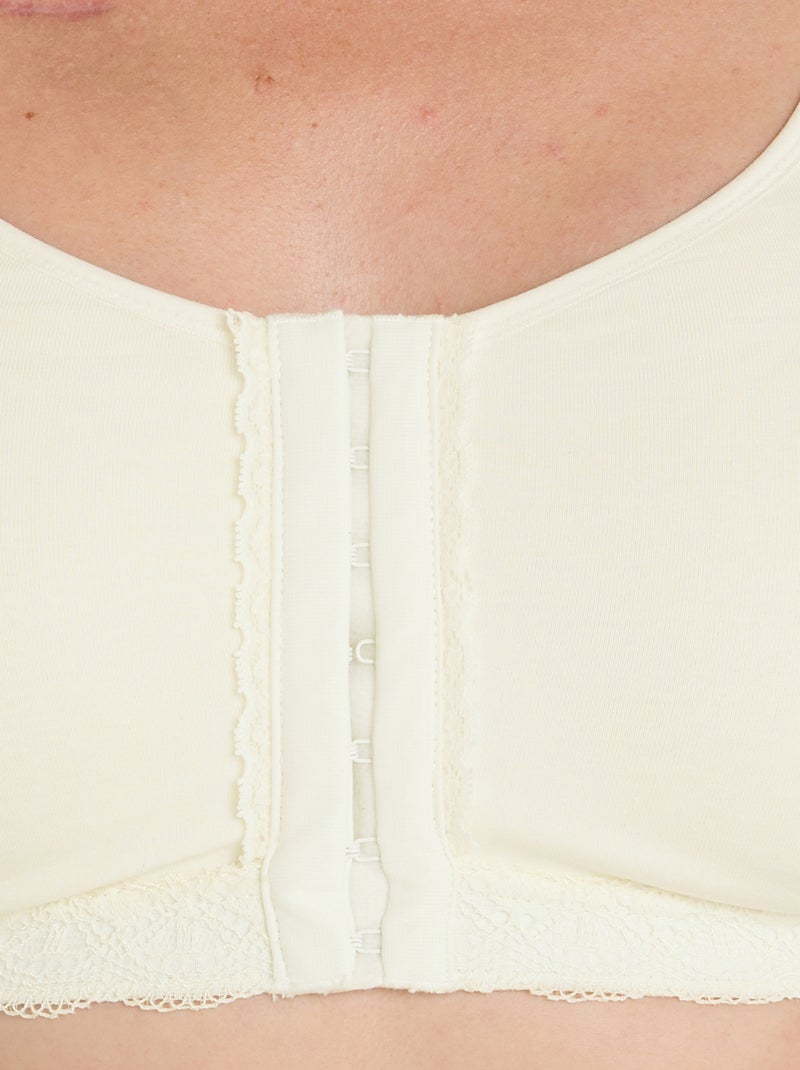 Soutien-gorge post opératoire brassière Candice - RougeGorge Lingerie Ecru - Kiabi