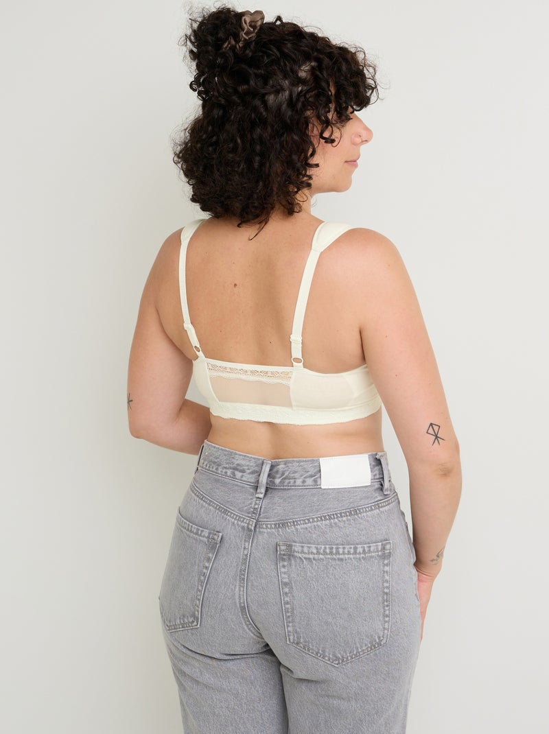 Soutien-gorge post opératoire brassière Candice - RougeGorge Lingerie Ecru - Kiabi