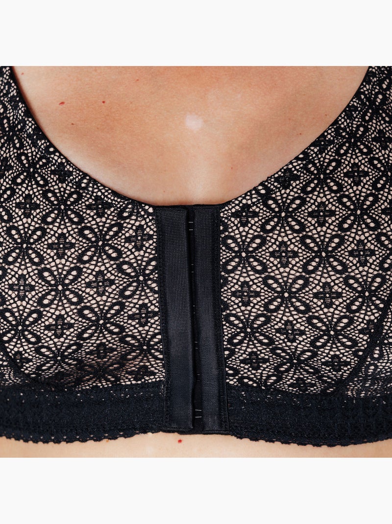Soutien-gorge post opératoire brassière sweet - rougegorge lingerie Noir - Kiabi