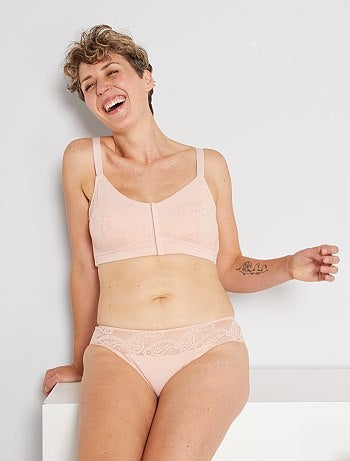 Soutien-gorge post-opératoire en coton