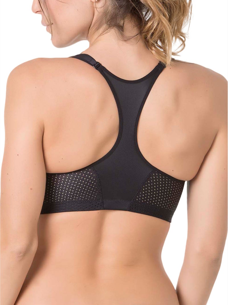Soutien-gorge post-opératoire ouverture frontale Care Noir - Kiabi