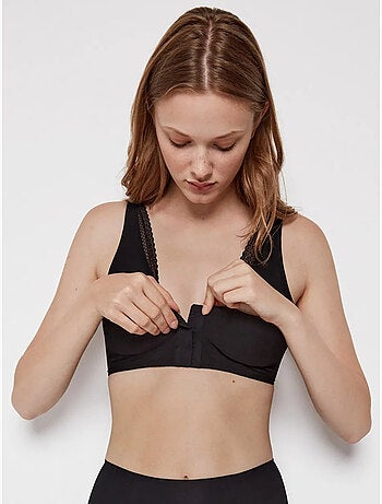 Soutien-gorge post-opératoire sans armature et mousse amovible