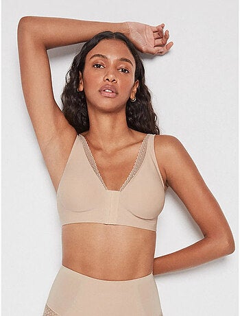 Soutien-gorge post-opératoire sans armature et mousse amovible