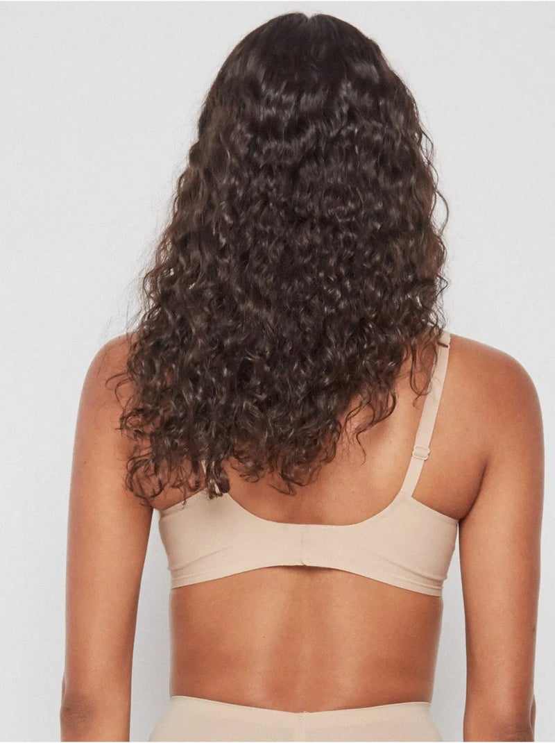 Soutien-gorge post-opératoire sans armature et mousse amovible Rose - Kiabi