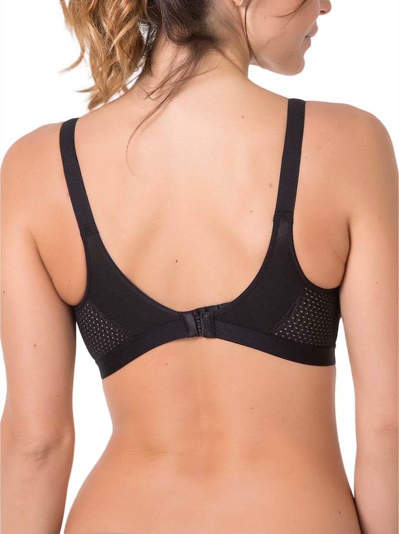 Soutien-gorge post-opératoire sans armatures tissu préformé Care Noir - Kiabi