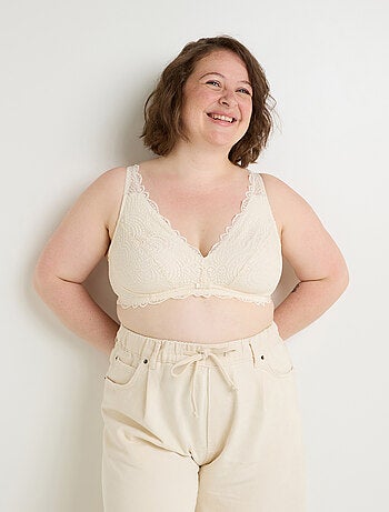 Soutien-gorge post opératoire triangle Dentelle - RougeGorge Lingerie