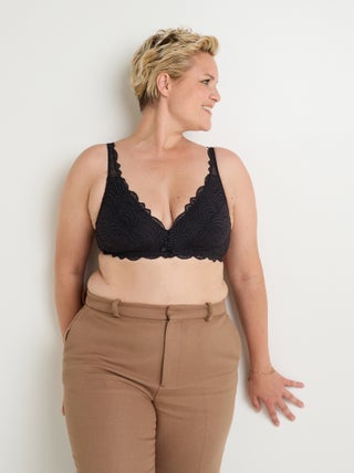 Soutien-gorge post opératoire triangle Dentelle - RougeGorge Lingerie