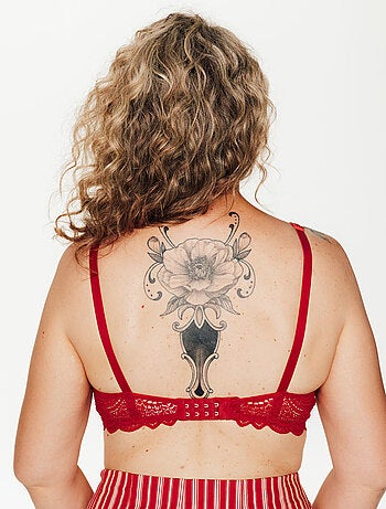 Soutien-gorge post opératoire triangle Dentelle - RougeGorge Lingerie