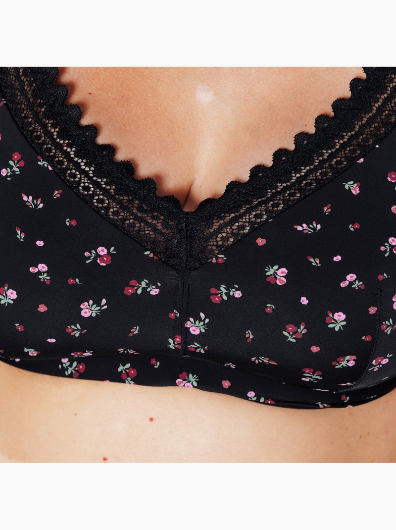 Soutien-gorge post opératoire triangle douce - rougegorge lingerie Noir Multicolore - Kiabi