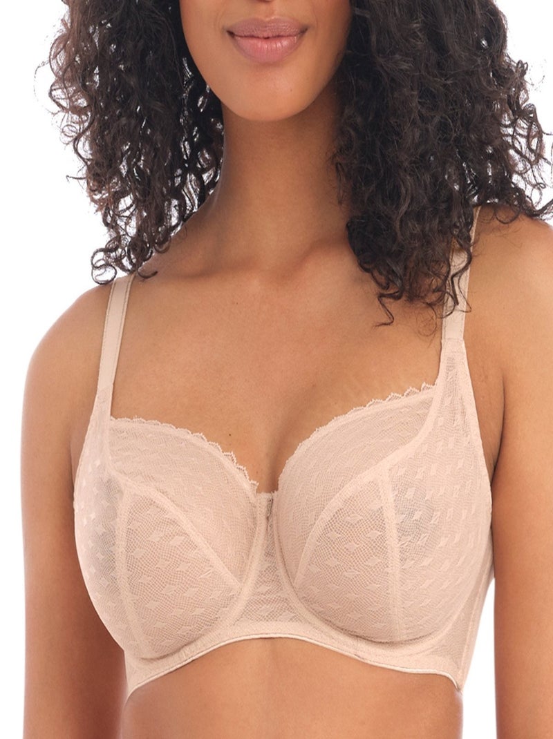 Soutien-gorge pour bonnet profond Signature Beige - Kiabi