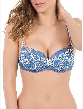 Soutien-gorge préformé 3D Ariana bleu