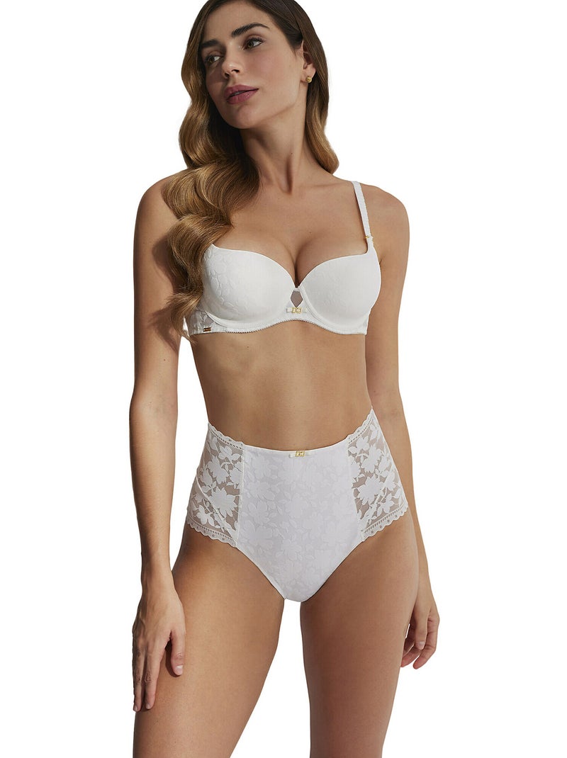 Soutien-gorge préformé 3D armaturé Gabrielle Mariage Ecru - Kiabi